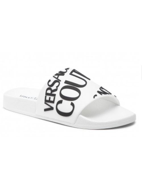 Ciabatte in gomma con logo VERSACE JEANS COUTURE | 72VA3SQ1 71352.003